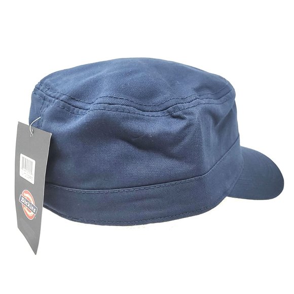Men Dickies Work Cap. Snap Back Hat, Navy Blue, - Picture 3 of 4